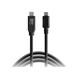 CUC2515-BLK_TETHERTOOLS_Tether Tools TetherPro cavo da USB-C a 2.0 Micro-B 5-Pin 4,6m nero
