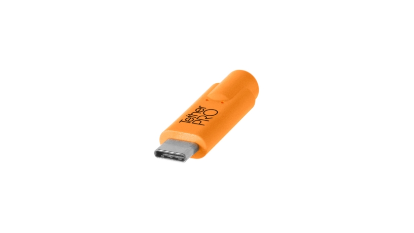CUC2515-ORG_TETHERTOOLS_Tether Tools TetherPro cavo da USB-C a 2.0 Micro-B 5-Pin 4,6m arancio