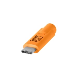 CUC2615-ORG_TETHERTOOLS_Tether Tools TetherPro cavo da USB-C a 2.0 Mini-B 8-Pin 4,6m arancio