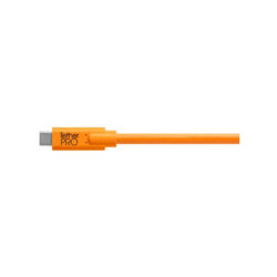 CUC2615-ORG_TETHERTOOLS_Tether Tools TetherPro cavo da USB-C a 2.0 Mini-B 8-Pin 4,6m arancio