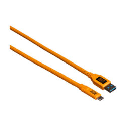 CUC3215-ORG-tetherTools_Tether Tools TetherPro cavo da USB 3.0 a USB-C maschio 4.6m arancione