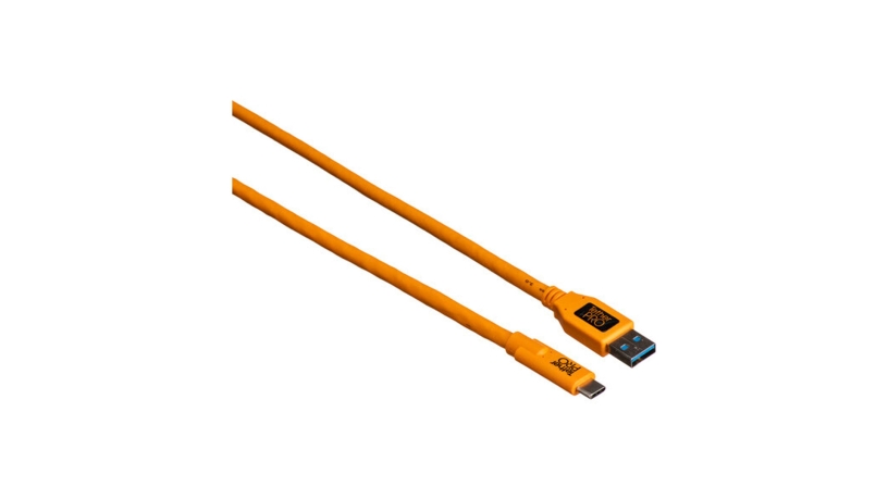 CUC3215-ORG-tetherTools_Tether Tools TetherPro cavo da USB 3.0 a USB-C maschio 4.6m arancione