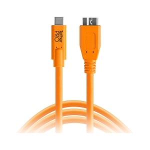 CUC3315-ORG_TETHERTOOLS_Tether Tools TetherPro cavo da USB-C a 3.0 Micro-B 4,6m arancio