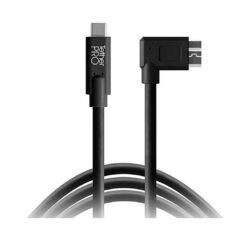 CUC33R15-BLK_TetherTools_Tether Tools cavo Micro-USB 3.0 Type-B a Type-C maschio ad angolo retto 4.6m nero
