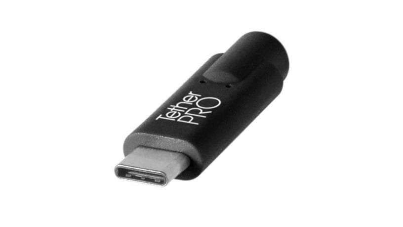 CUC33R15-BLK_TetherTools_Tether Tools cavo Micro-USB 3.0 Type-B a Type-C maschio ad angolo retto 4.6m nero