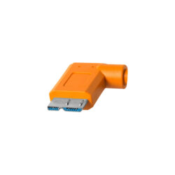CUC33R15-ORG_TETHERTOOLS_Tether Tools TetherPro cavo da USB-C a 3.0 Micro-B ad angolo retto 4,6m arancio