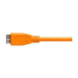 CUC33R15-ORG_TETHERTOOLS_Tether Tools TetherPro cavo da USB-C a 3.0 Micro-B ad angolo retto 4,6m arancio