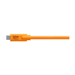 CUC33R15-ORG_TETHERTOOLS_Tether Tools TetherPro cavo da USB-C a 3.0 Micro-B ad angolo retto 4,6m arancio