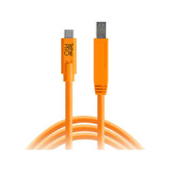 CUC3415-ORG_TETHERTOOLS_Tether Tools TetherPro cavo da USB-C a 3.0 maschio B 4,6m arancio