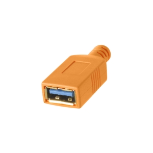 CUCA415-ORG_TETHERTOOLS_Tether Tools TetherPro cavo da USB-C a USB femmina 4,6m arancio