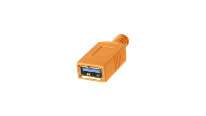 CUCA415-ORG_TETHERTOOLS_Tether Tools TetherPro cavo da USB-C a USB femmina 4,6m arancio
