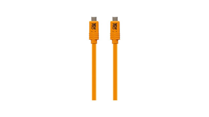 CUCP15-ORG_TETHERTOOLS_Tether Tools TetherPro cavo USB-C per Phase One 4.6m arancio