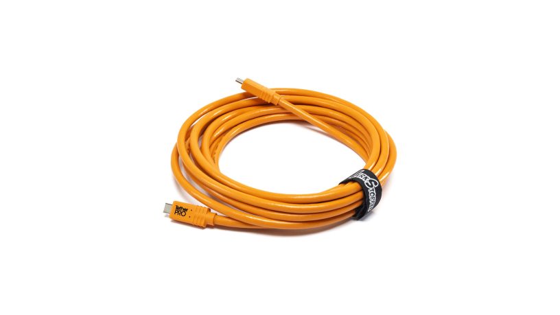CUCP15-ORG_TETHERTOOLS_Tether Tools TetherPro cavo USB-C per Phase One 4.6m arancio