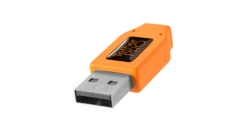 CUCRT02-ORG_TetherTools_Tether Tools cavo adattatore USB 3.0 a USB-C ad angolo retto 50 cm arancione