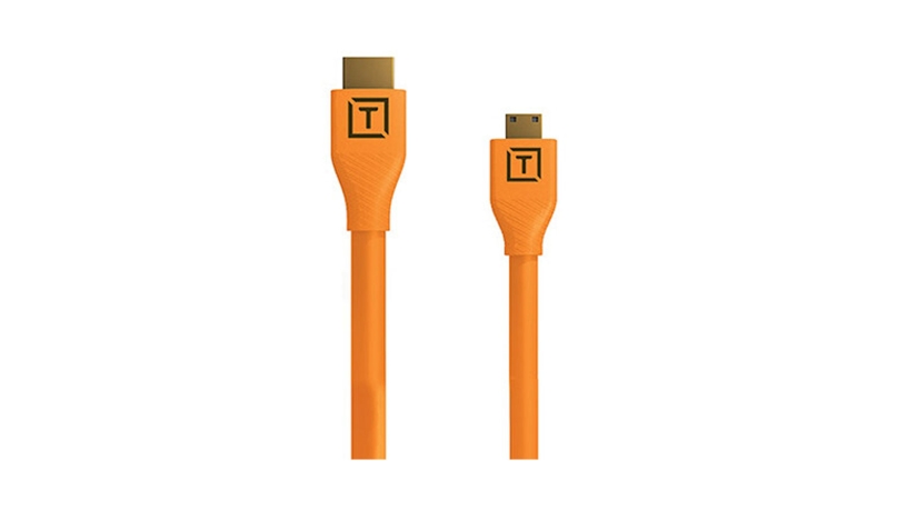 H2C15-ORG_TetherTools_Tether Tools TetherPro cavo Mini HDMI 2.0 a HDMI 2.0 con Ethernet 4.6m arancione