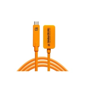 TBPRO3-ORG_tethertools_Tether Tools TetherBoost cavo prolunga Attiva Pro USB-C 4.6m arancione