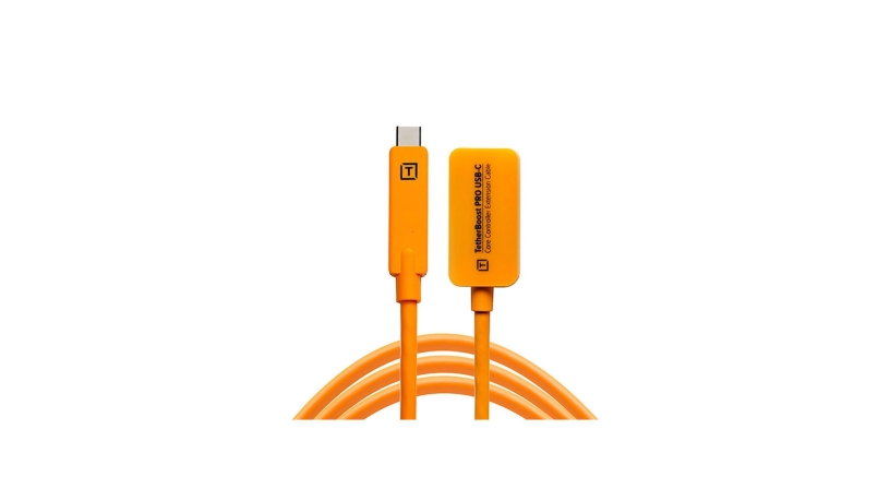 TBPRO3-ORG_tethertools_Tether Tools TetherBoost cavo prolunga Attiva Pro USB-C 4.6m arancione