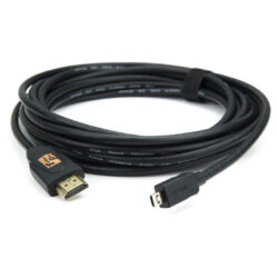 TPHDDA15_TetherTools_Tether Tools TetherPro cavo Micro HDMI D a HDMI con Ethernet 4.6m nero