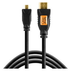 TPHDDA6_tethertools_Tether Tools TetherPro cavo Micro HDMI D a HDMI con Ethernet 1.8m nero