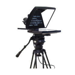 Teleprompter TVPrompt Light LE15M a luminosità standard con monitor auto-reverse da 15'' per fotocamere medio-piccole