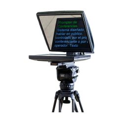 Teleprompter TVPrompt Light LE15 da 15'' a luminosità standard senza monitor per fotocamere medio-piccole