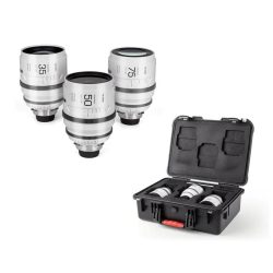 Viltrox 35mm/50mm/75mm T2.0 1.33X Full-frame Obiettivi anamorfici serie Epic con attacco PL 35mm+50mm+75mm T2.0 1.33X, con valigia