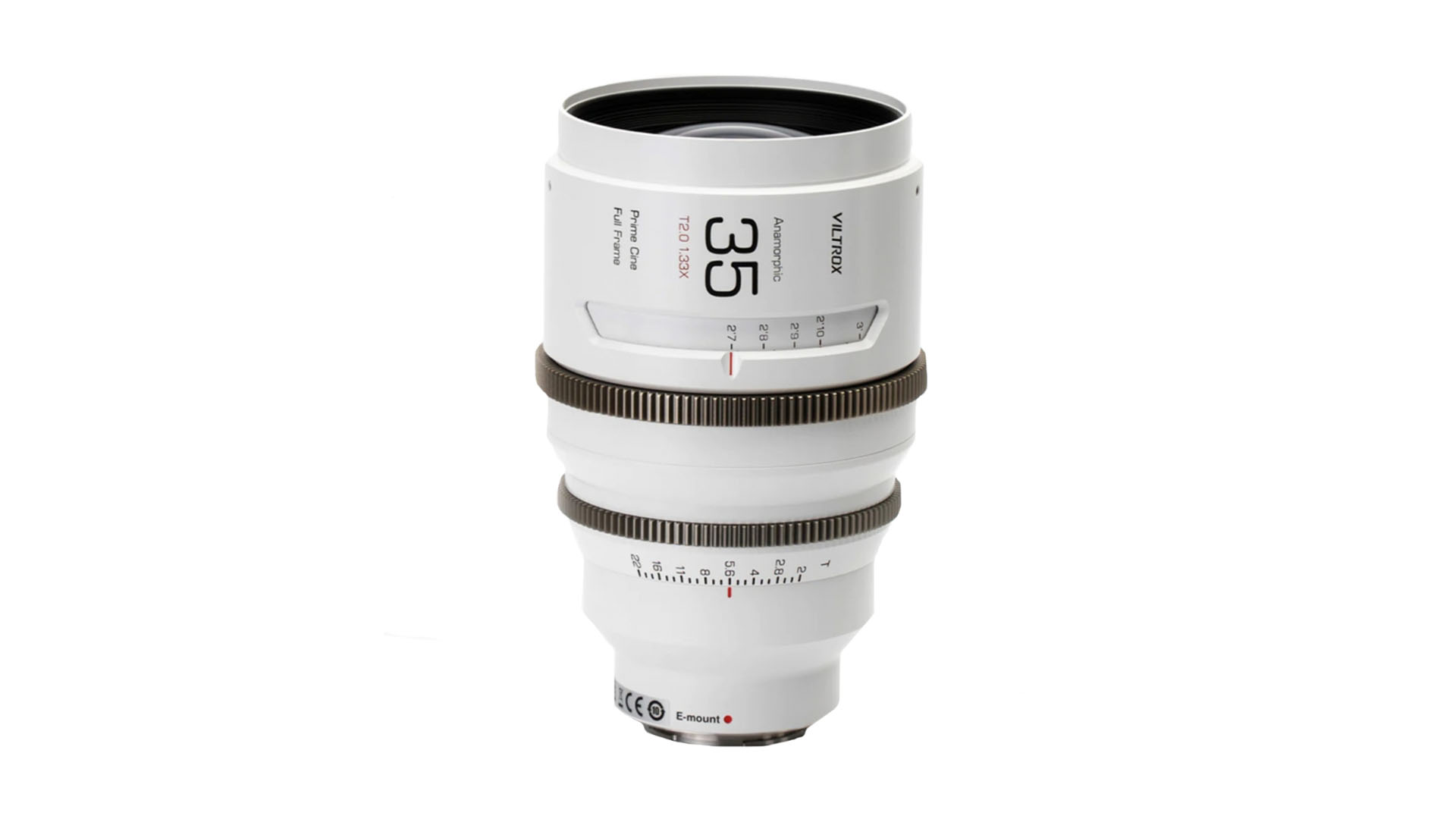 Viltrox 35 T2.0 1.33X E Full-frame Obiettivo anamorfico serie Epic con attacco E 35mm T2.0 1.33X