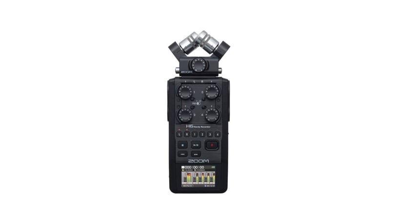 H6BLK_Zoom_Registratore audio portatile Zoom H6 a 6 canali e 6 tracce