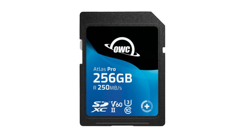 Scheda di memoria SDXC UHS-II V60 OWC Atlas Pro 256 GB - R250 MB/s W130MB/s