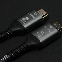 BrowdyTech A325 Cable HDMI de fibra óptica de 10 m Gris
