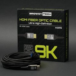 BrowdyTech A403 Cavo HDMI in fibra ottica da 10 m Nero