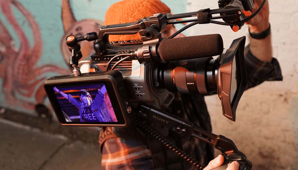 Monitor y grabador 4K Atomos Shogun 7 HDR Pro Cinema para cámaras DSLR y control 05