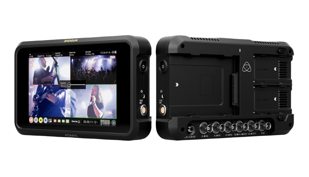 Monitor y grabador 4K Atomos Shogun 7 HDR Pro Cinema para cámaras DSLR y control 07