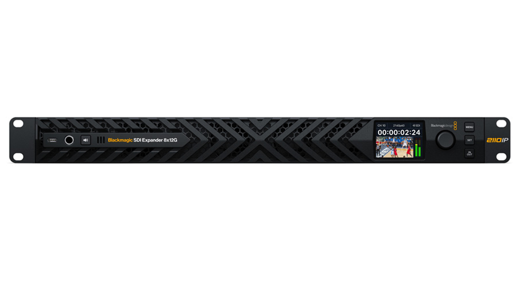 Blackmagic SDI Expander 8x12G Convertitore IP bidirezionale SMPTE 1U 2110 2