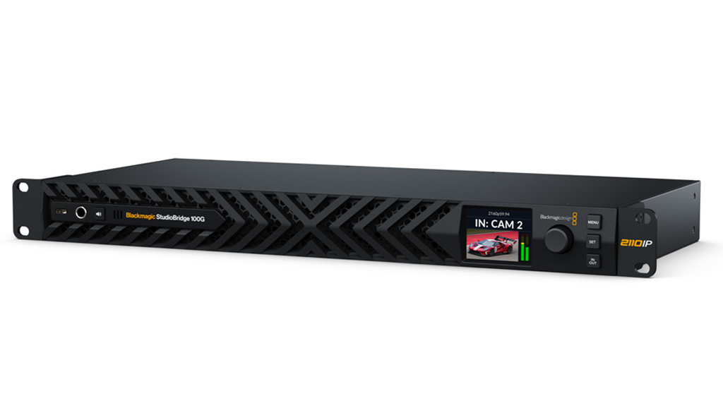Blackmagic StudioBridge 100G Ponte Video 1 RU IP Visual 1