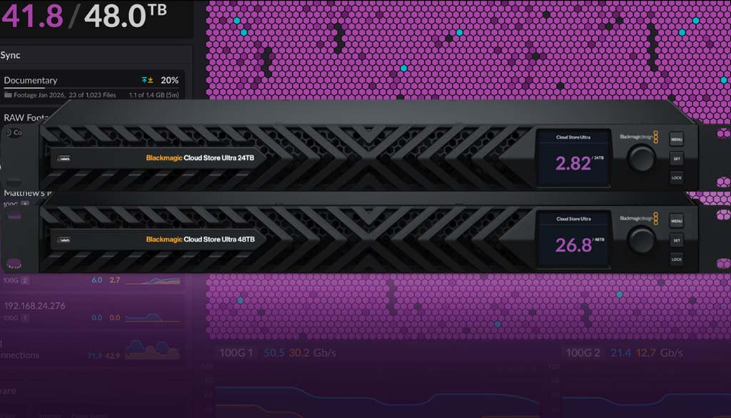 Blackmagic Cloud Store Ultra 24TB Visual 1