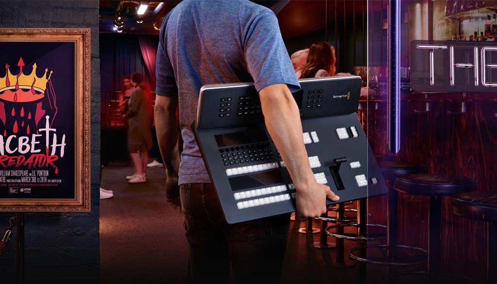 Blackmagic ATEM Television Studio HD8 2TB switcher broadcast HD con pannello di controllo integrato Visual 02