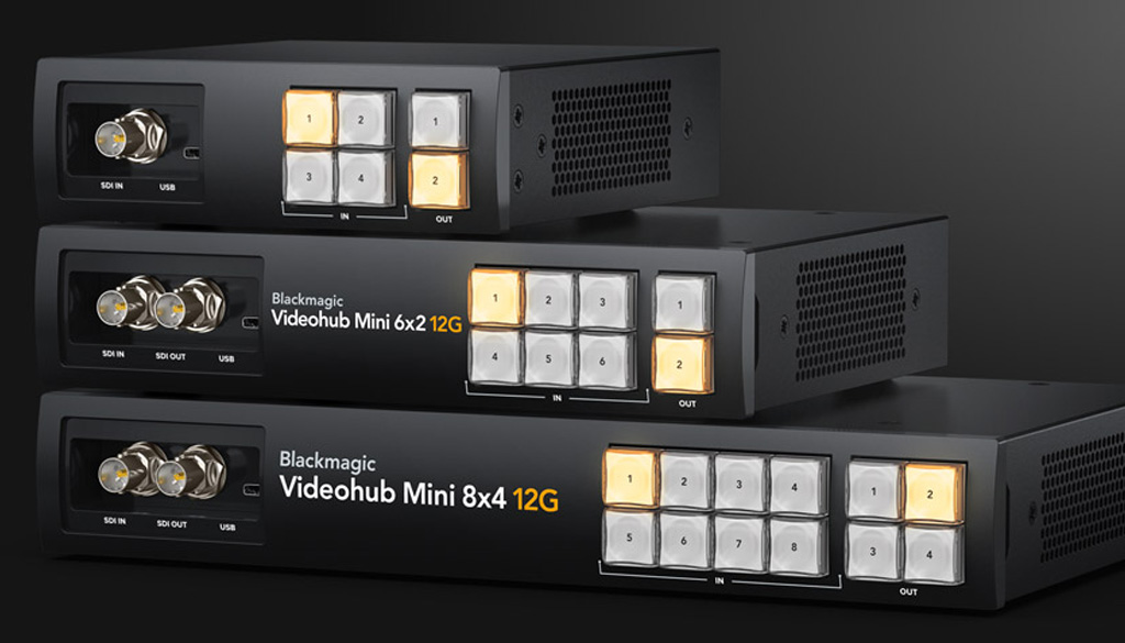 Blackmagic Videohub Mini 8x4 12G